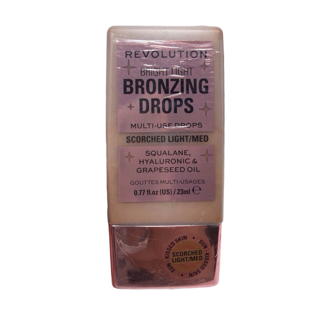 Revolution Beauty London Bright Light Bronzing Drops Scorched Light Medium New